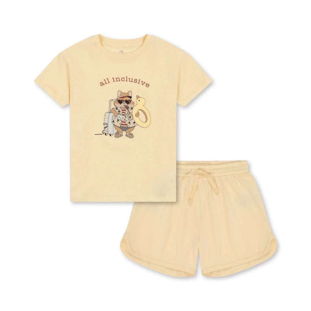 Conjunto T-shirt e Calção Overland - Konges Slojd