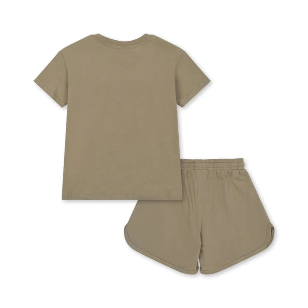Conjunto T-shirt e Calção Dinossauro - Konges Slojd