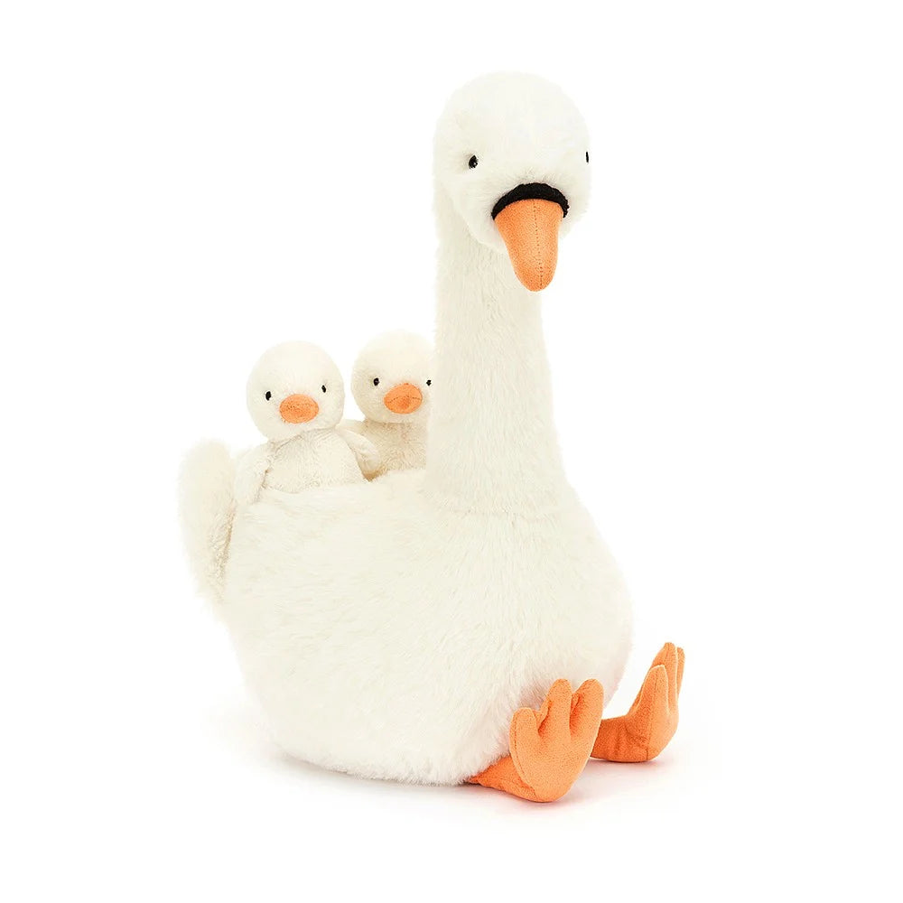 Peluche cisne e seus bebés - JellyCat