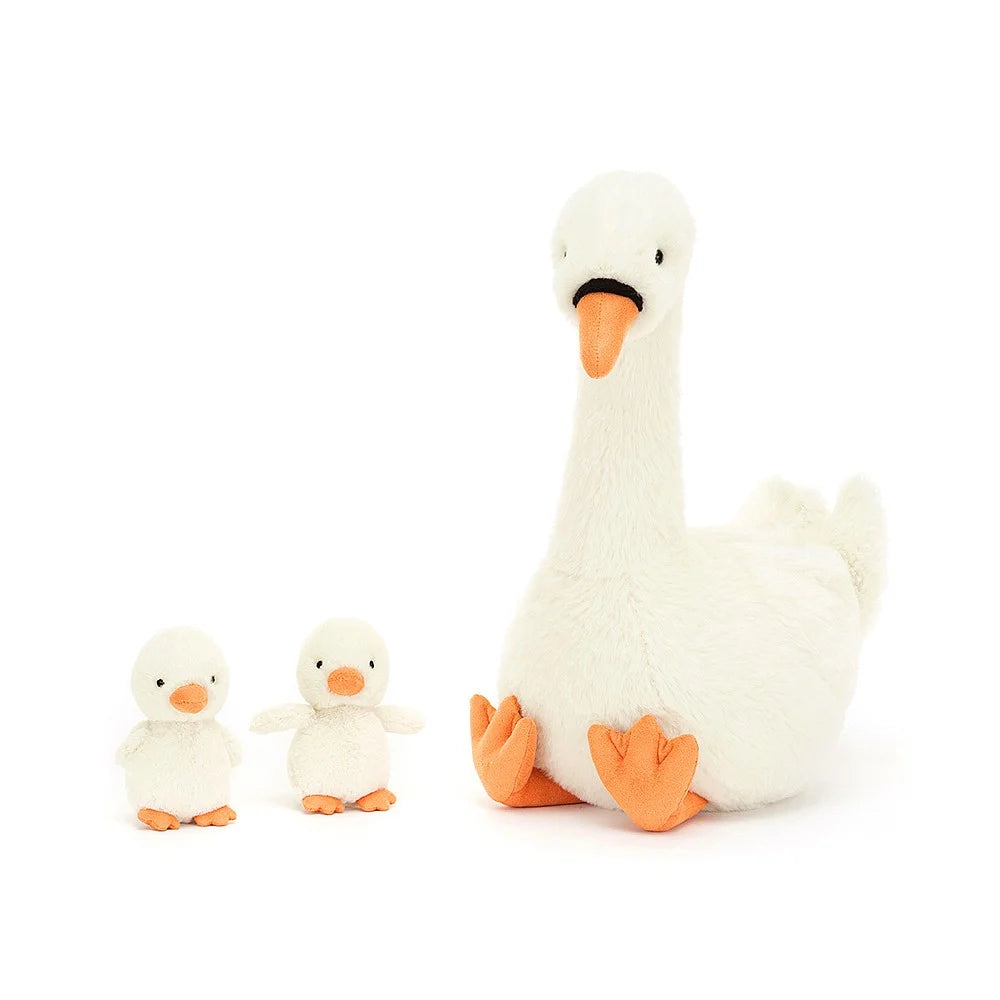Peluche cisne e seus bebés - JellyCat