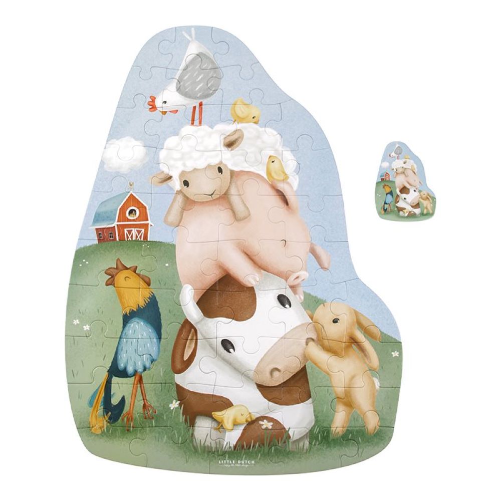 Puzzle de chão XL LITTLE FARM - Little Dutch