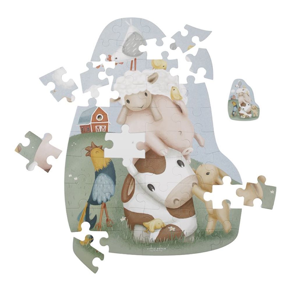 Puzzle de chão XL LITTLE FARM - Little Dutch