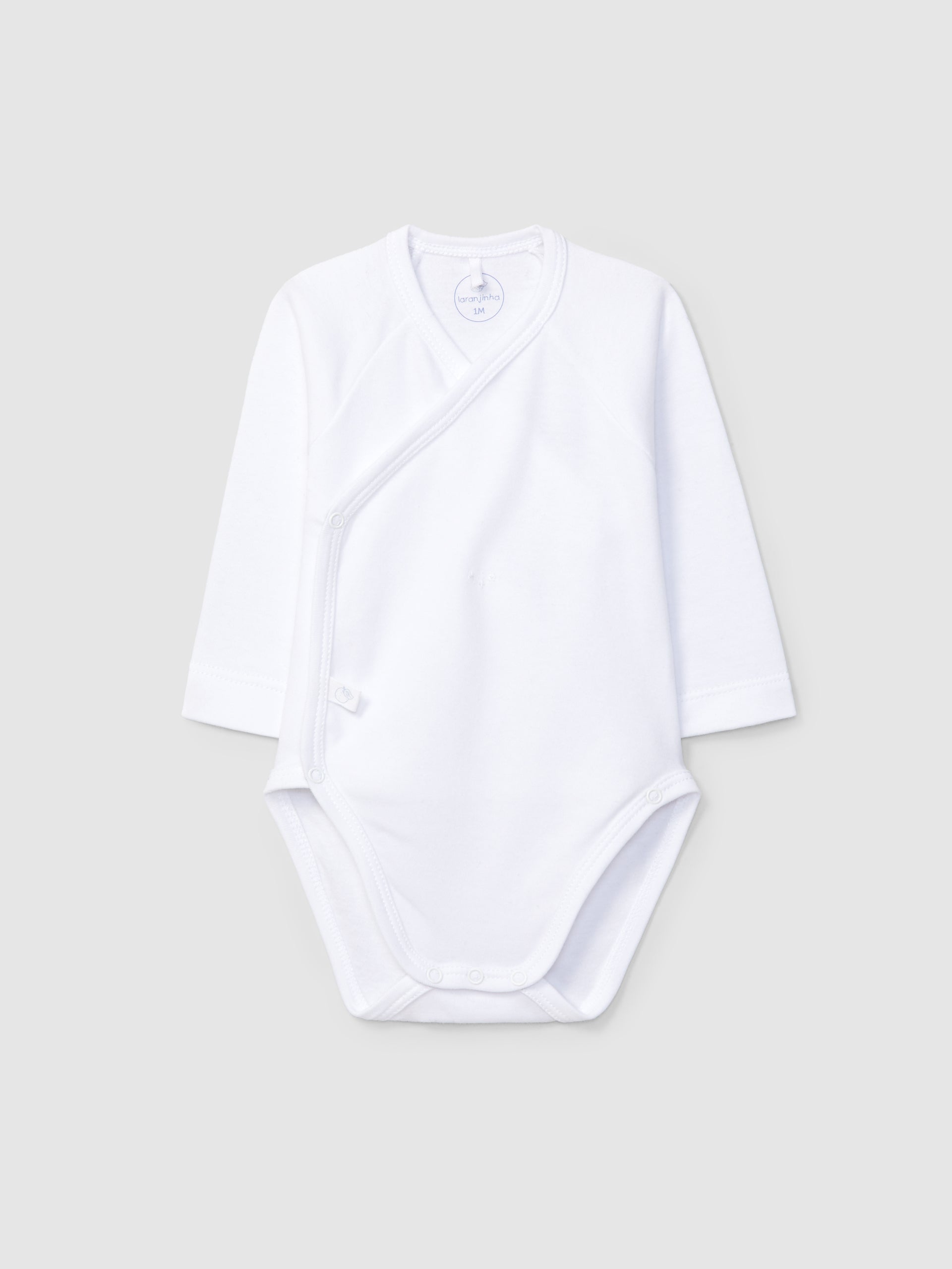 Gift box babygrow, body e gorro - Laranjinha
