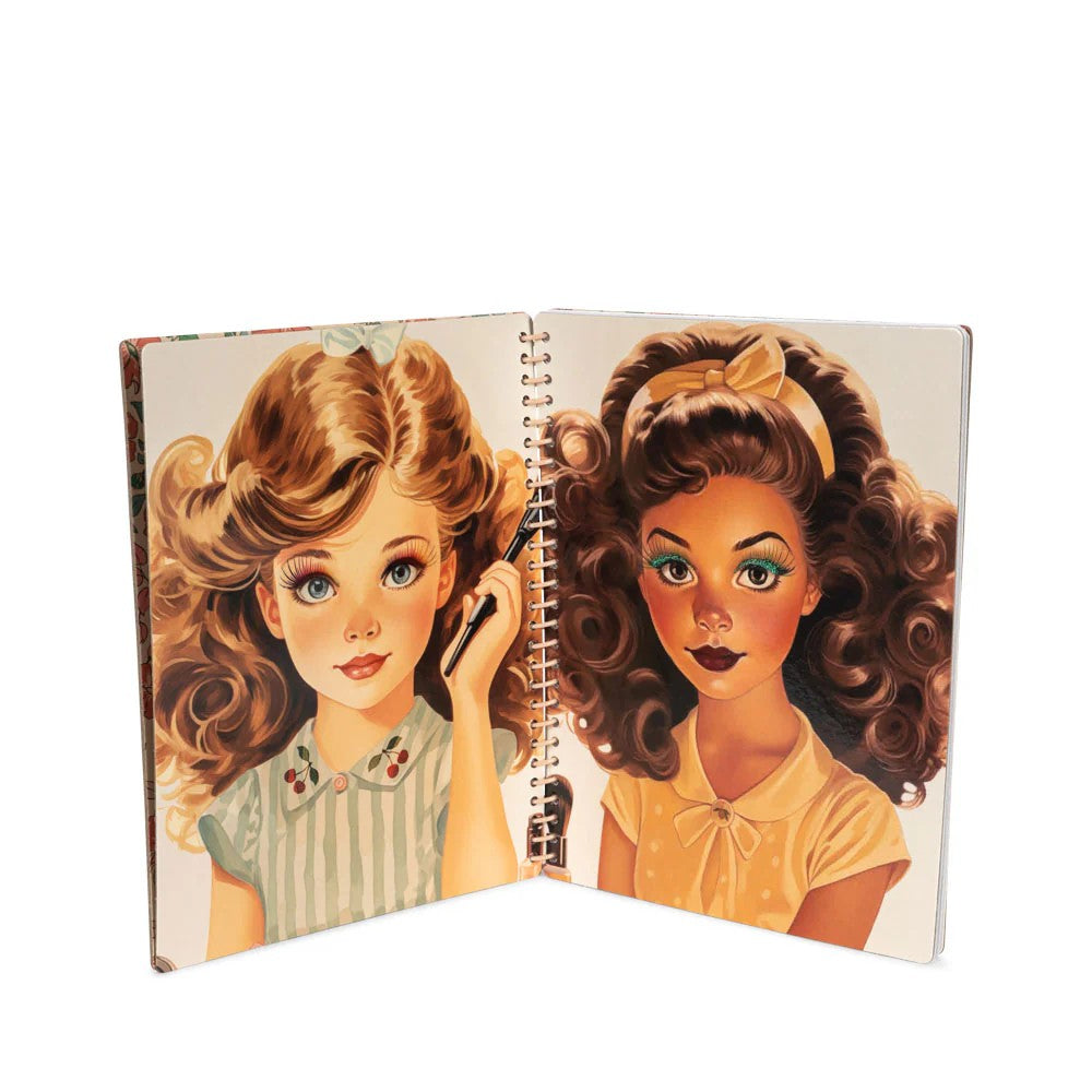 Livro de autoculantes GLAM ME UP - Konges Slojd