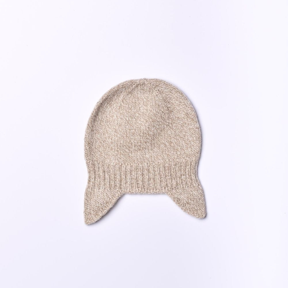 Gorro tricotado em lã merino | LITTLE TEDDY BEAR - Wedoble