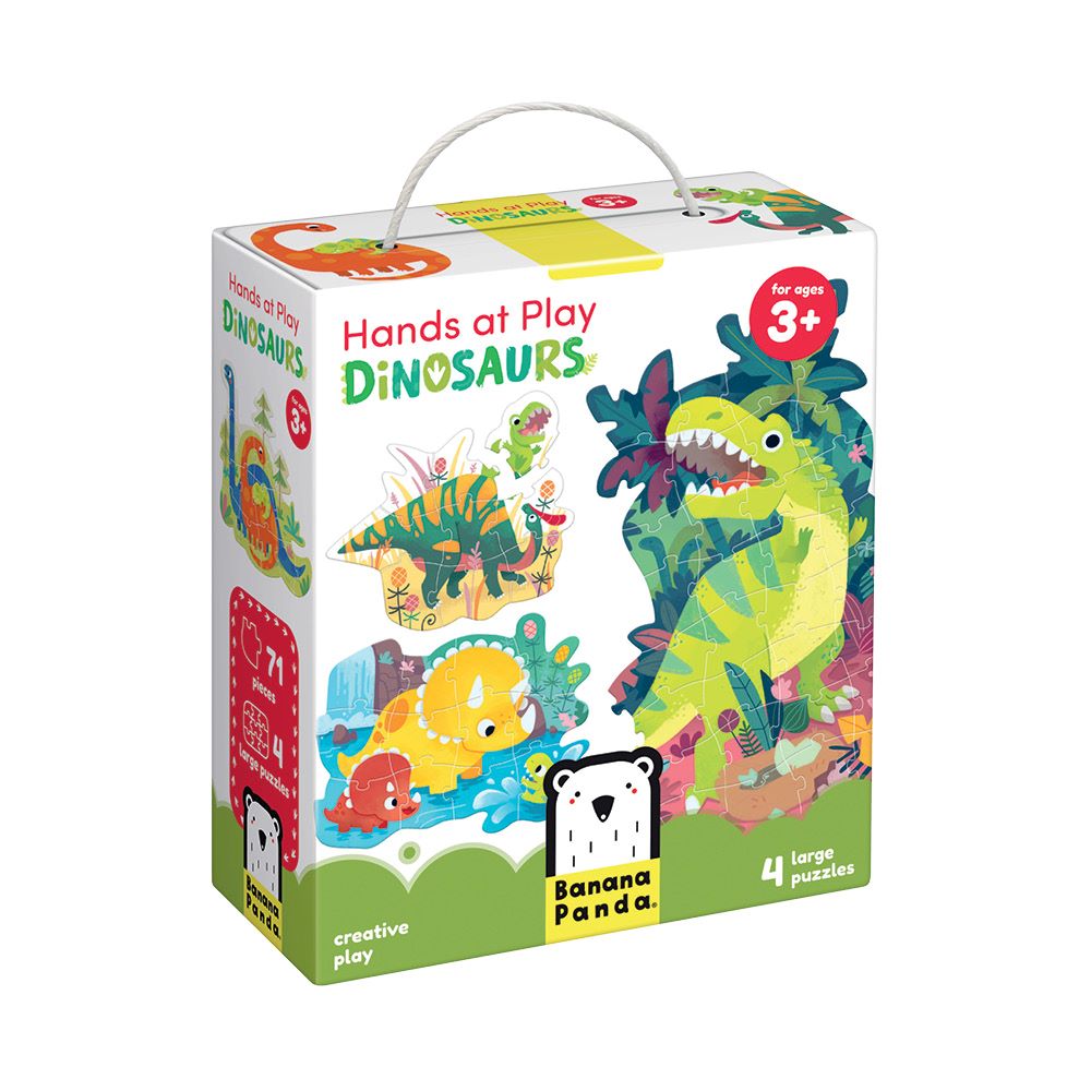 Puzzles DINOSSAUROS - Banana Panda