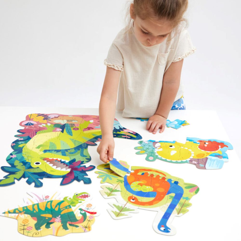 Puzzles DINOSSAUROS - Banana Panda