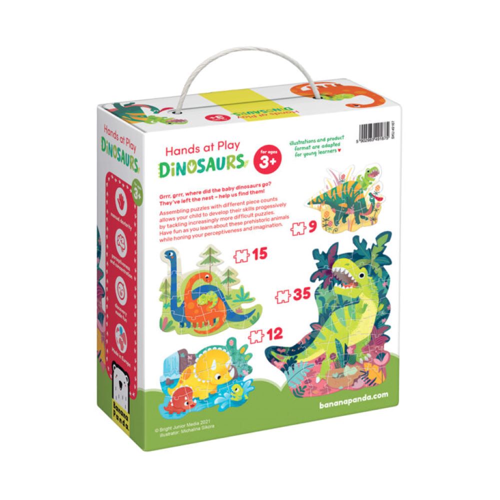 Puzzles DINOSSAUROS - Banana Panda