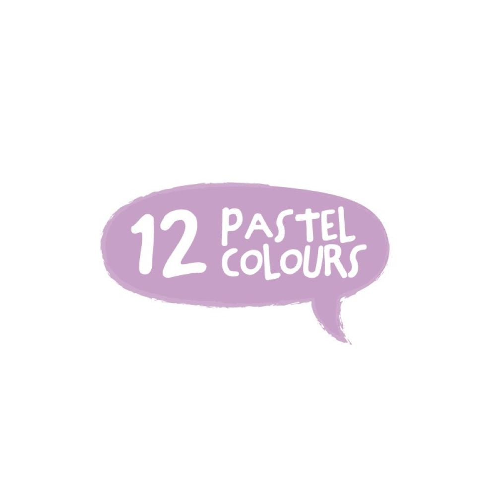 Happy Pea Pod Crayons - 12 Pastel Colours - Haku yoka