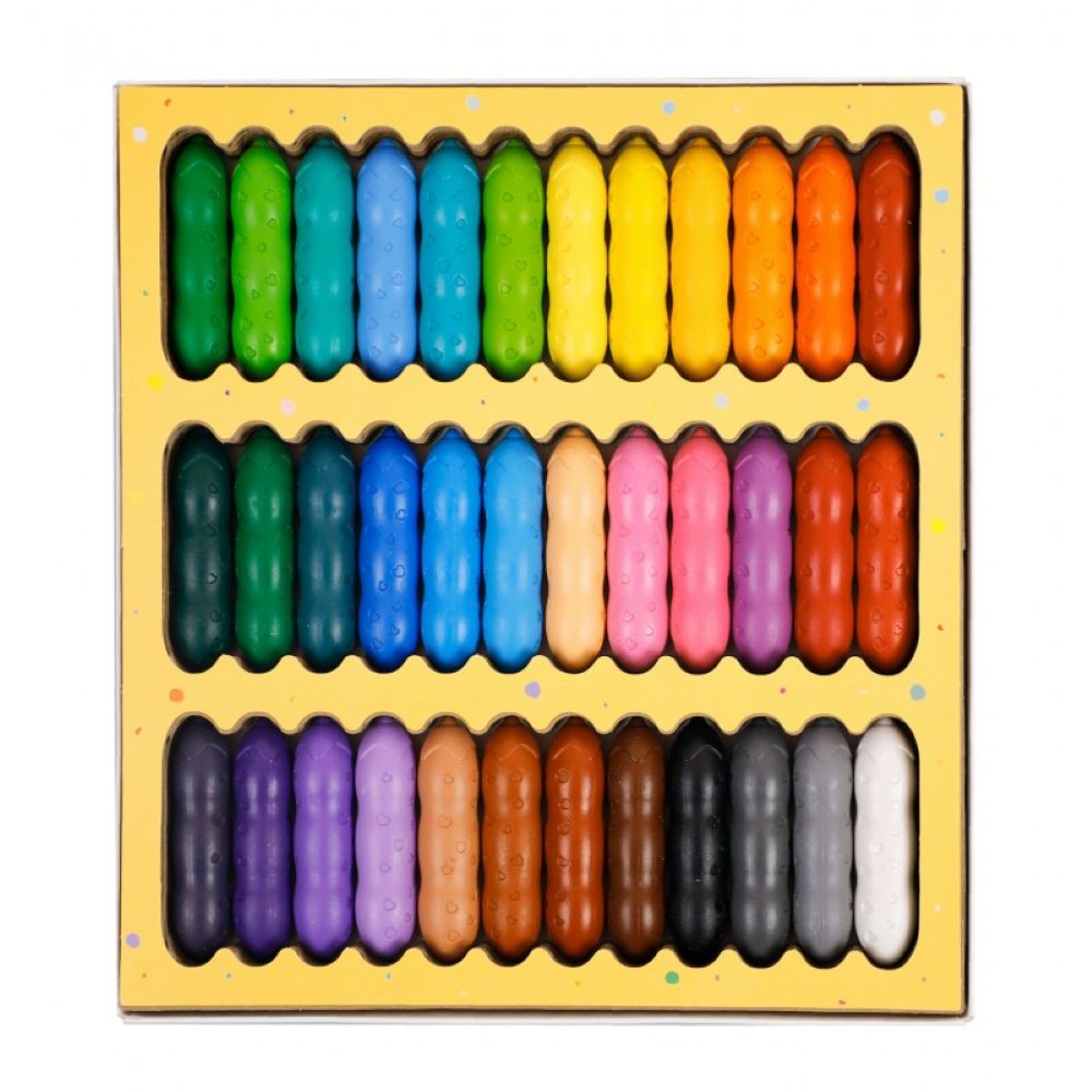 Happy Pea Pod Crayons - 36 Colours - Haku yoka