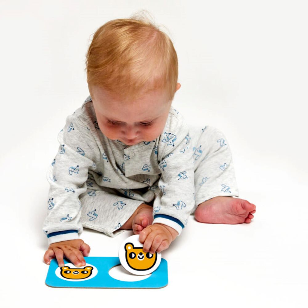 MATCH THE TWINS Puxxle ALTO CONTRASTE - Banana Panda