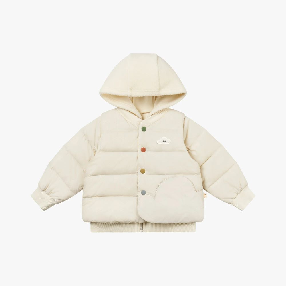 Casaco/ Colete Acolchoado com Fleece - Petite Revery