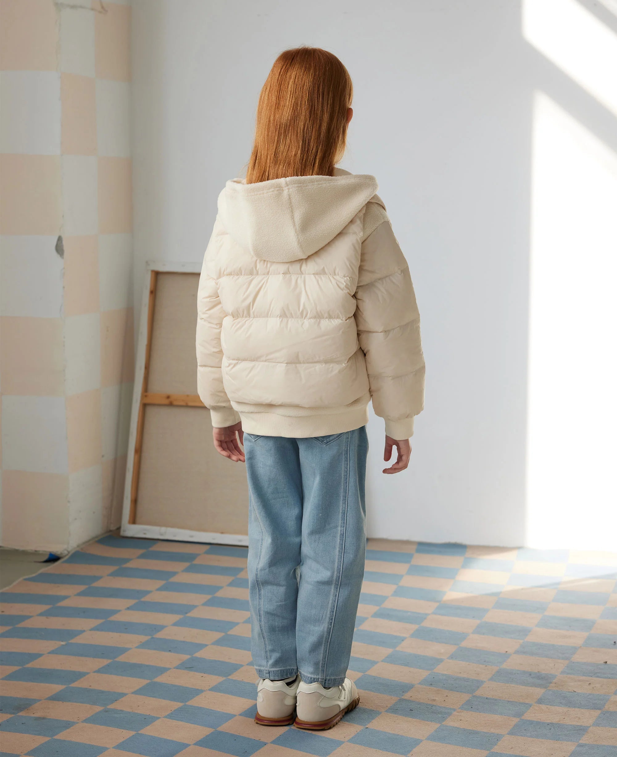 Casaco/ Colete Acolchoado com Fleece - Petite Revery