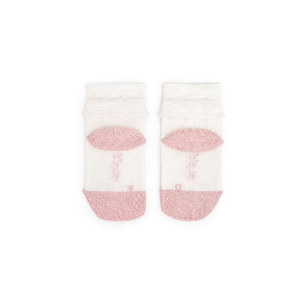 KIT MEIAS DEDINHOS LIVRES com folho Rosa - Tip Toey Joey