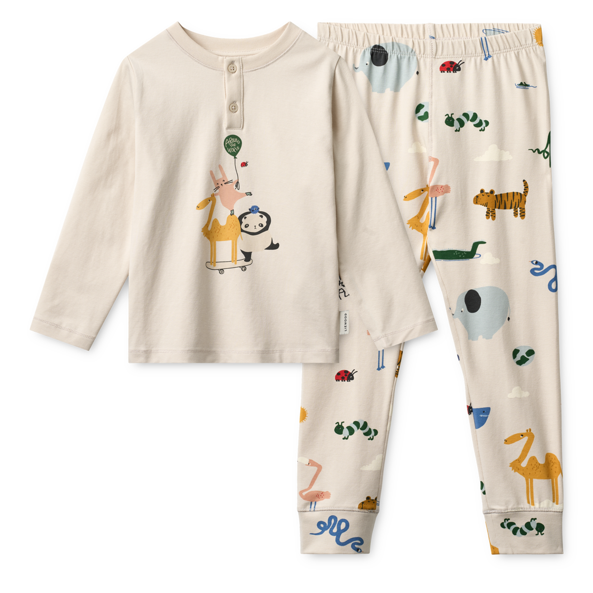 Pijama de algodão AROUND THE WORLD - Liewood