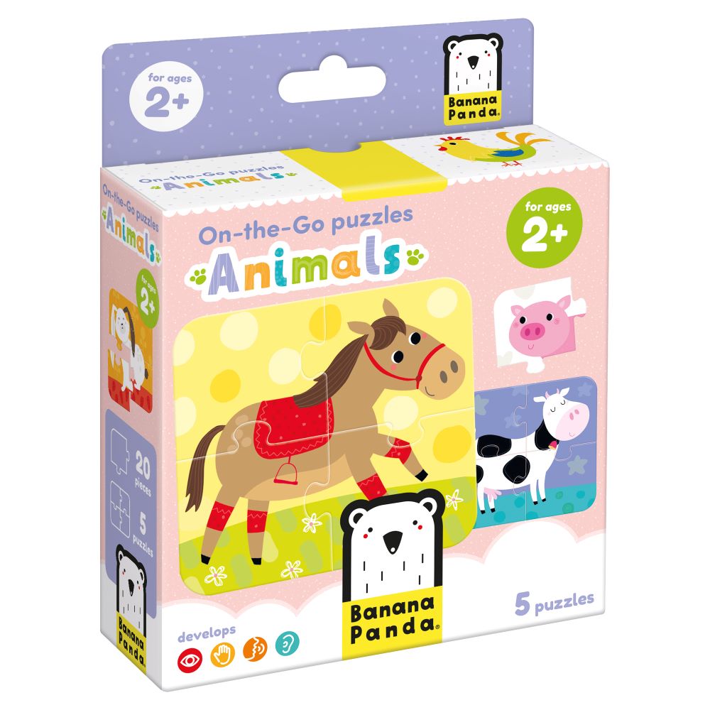 Primeiros Puzzles ANIMAIS - Banana Panda