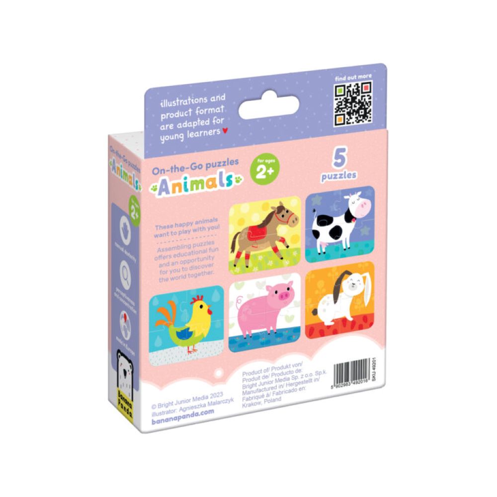 Primeiros Puzzles ANIMAIS - Banana Panda