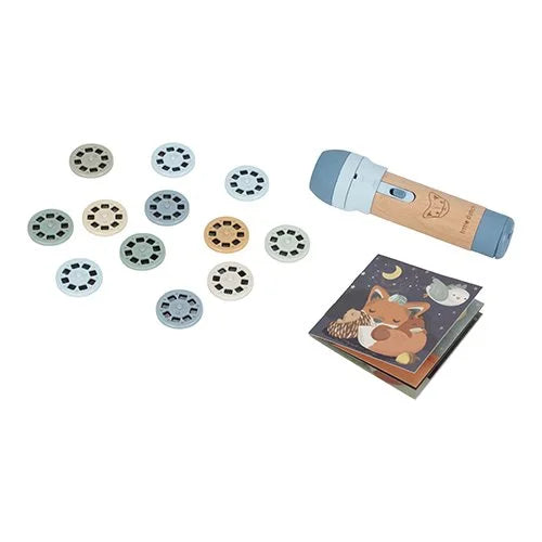 Lanterna Projector de Histórias – Blue - Little Dutch