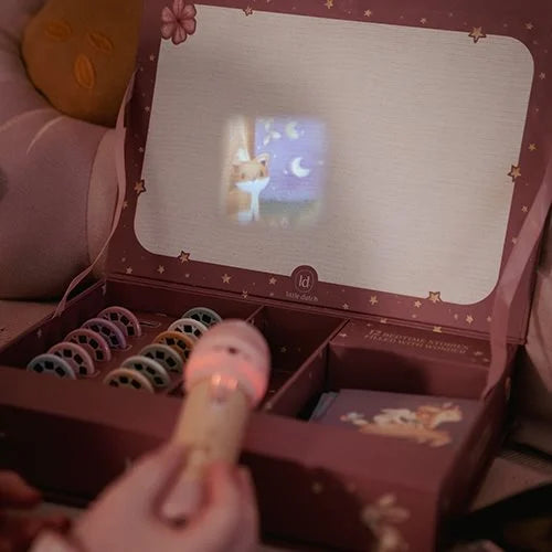Lanterna Projector de Histórias – Pink - Little Dutch