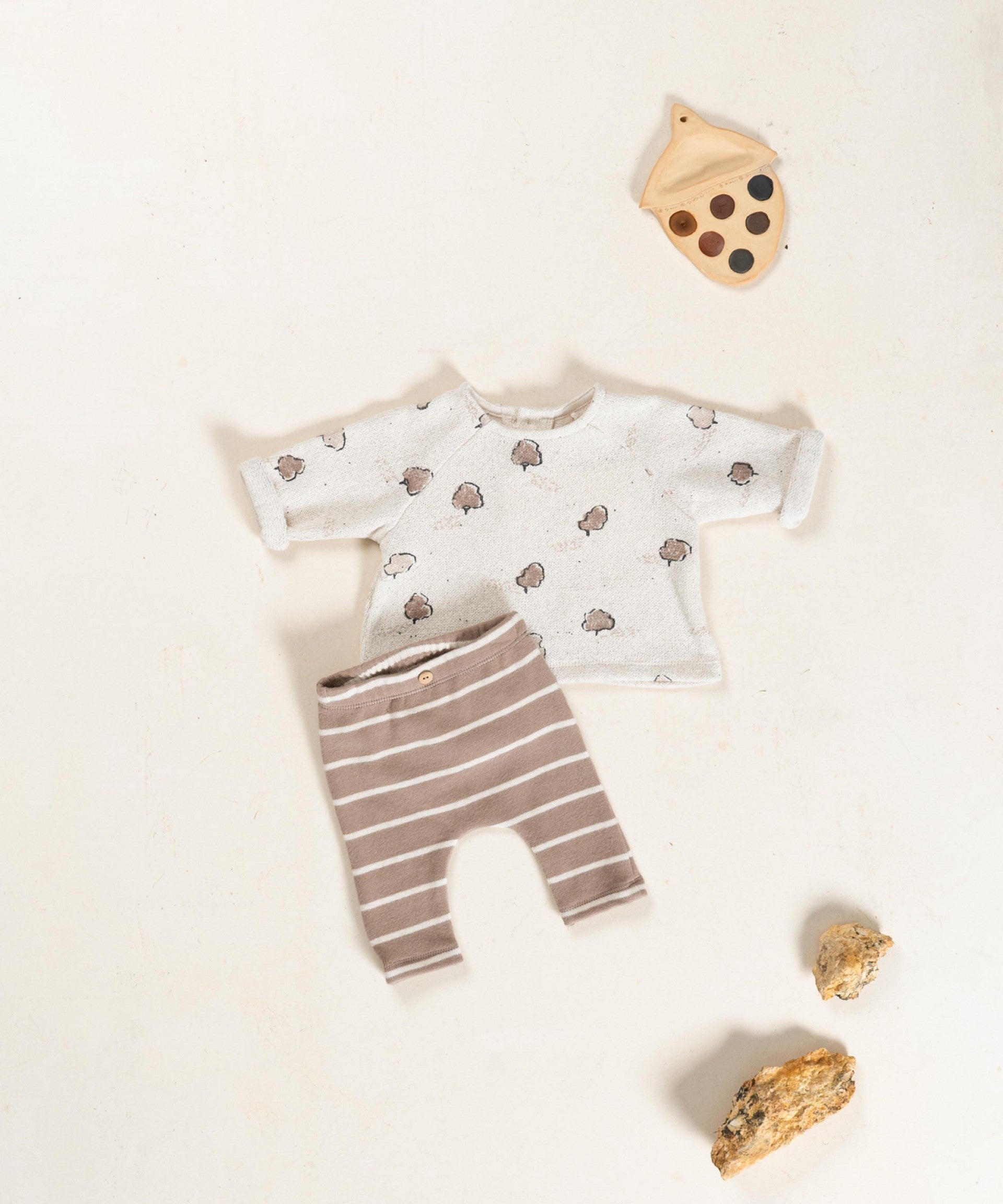 Leggings de malha às riscas - Play Up