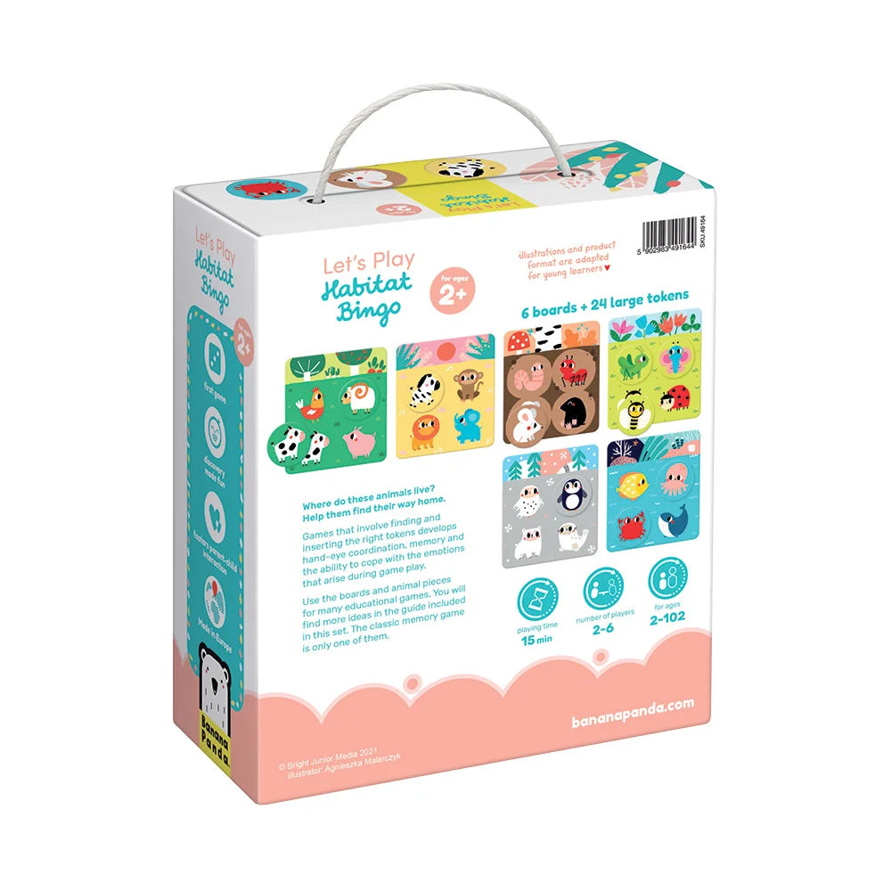 Jogo Bingo Habitat - Banana Panda
