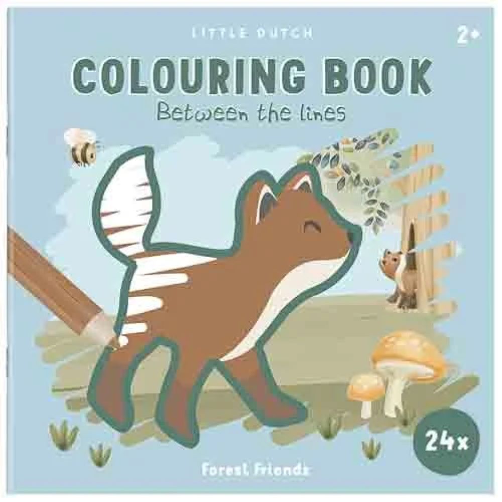 Livro de Colorir Entre Linhas – Forest Friends - Littlel Dutch