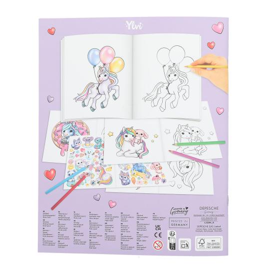 Livro de Colorir “Cria o Teu Unicórnio” - Ylvi