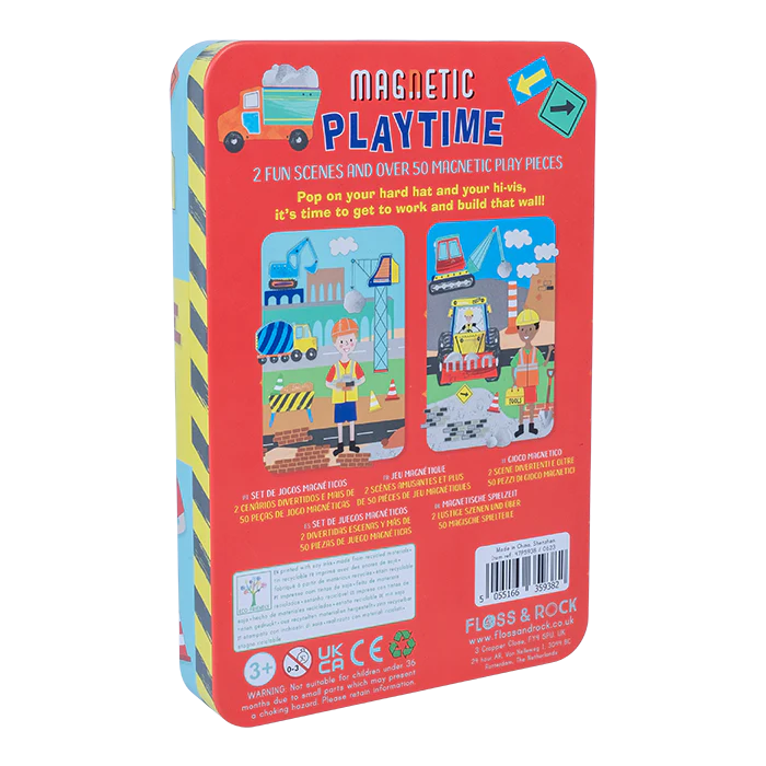 Magnetic Play Time CONSTRUCTION - Floss&Rock