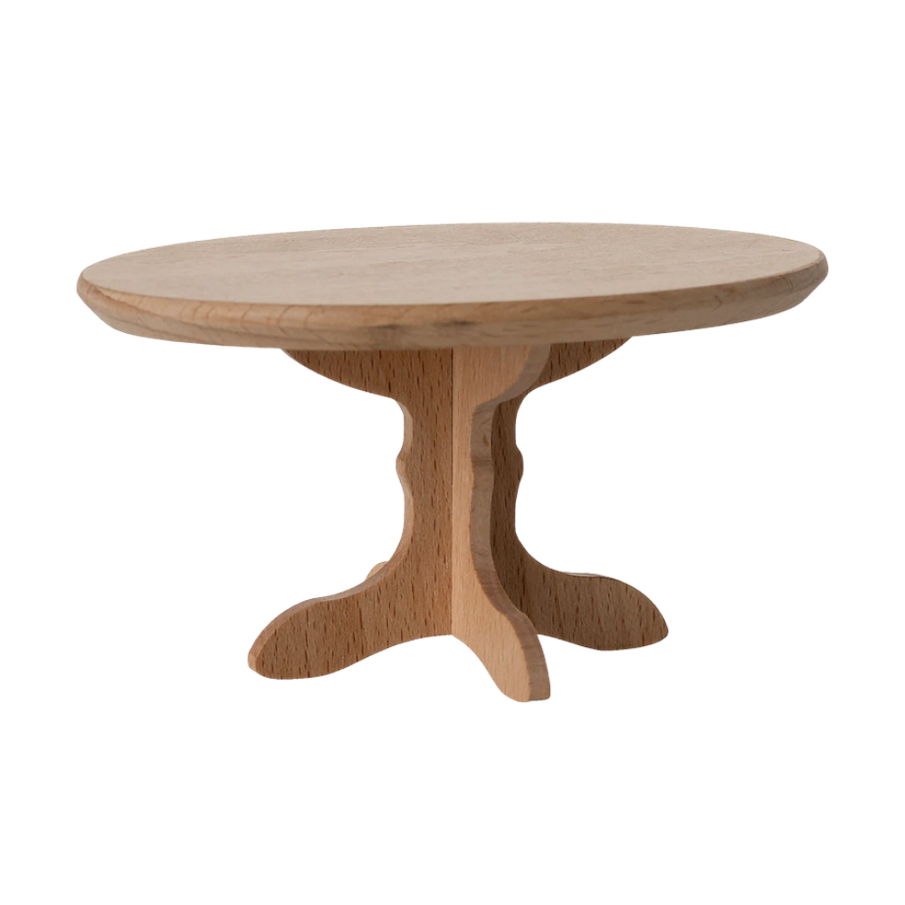 Mesa de jantar oval – Natural - Maileg