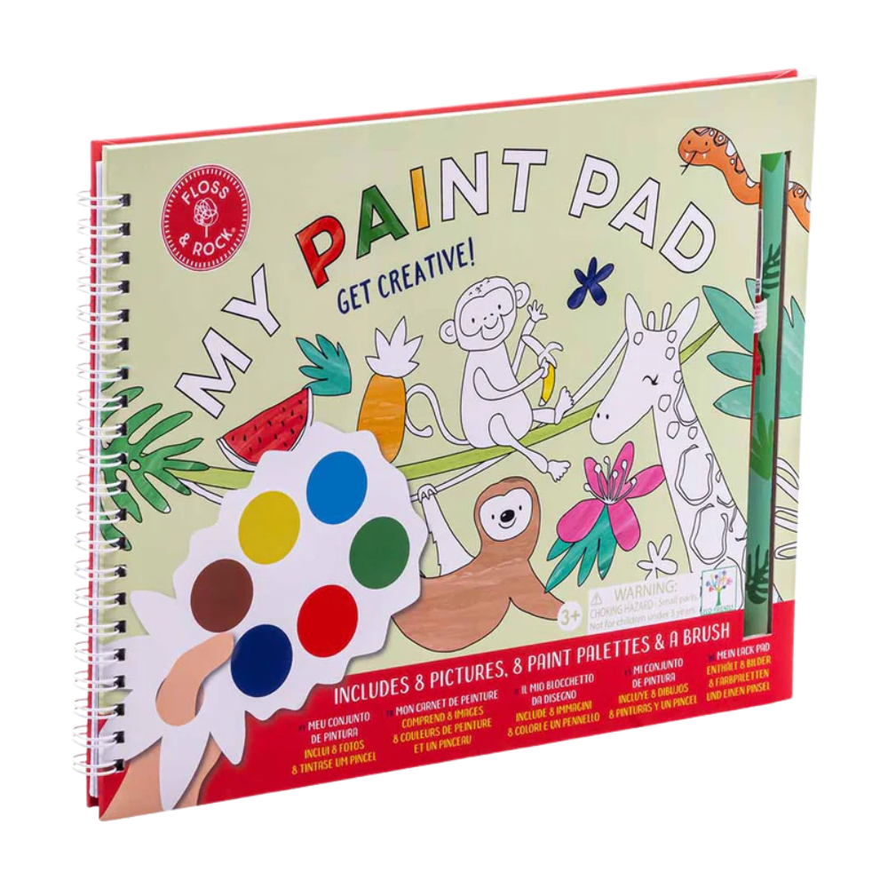 Bloco de Pintura com Paleta – SELVA - Floos&Rock