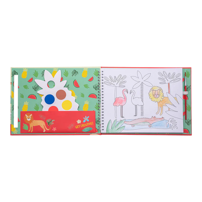 Bloco de Pintura com Paleta – SELVA - Floos&Rock