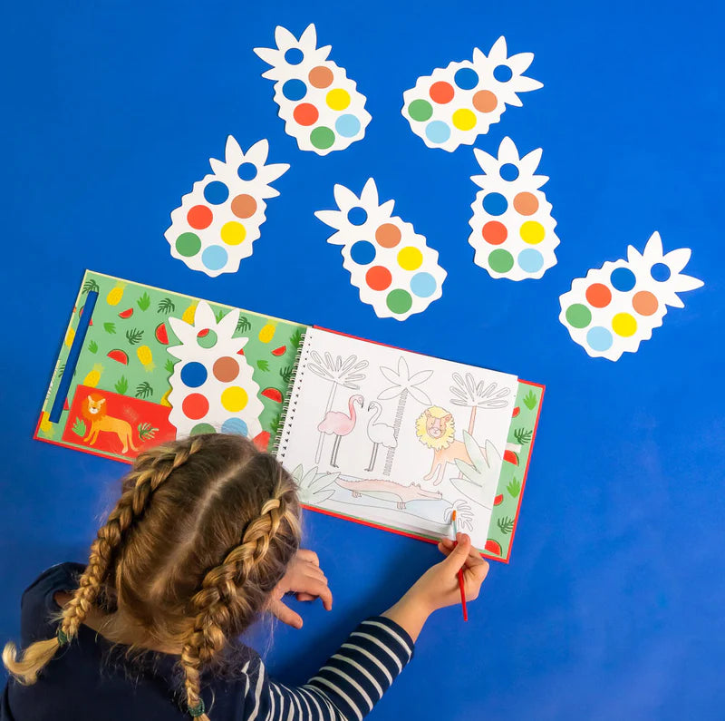 Bloco de Pintura com Paleta – SELVA - Floos&Rock