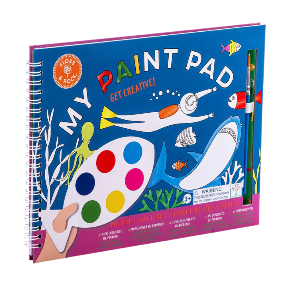 Bloco de Pintura – Peixinhos - Floss&Rock