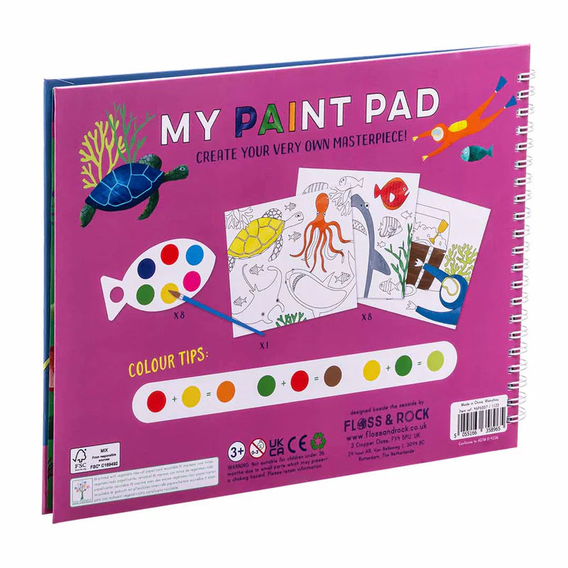 Bloco de Pintura – Peixinhos - Floss&Rock
