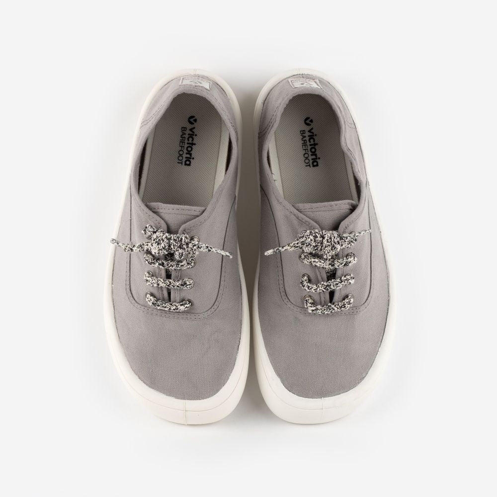 Lona Inglesa Barefoot GRIS - Victoria Shoes