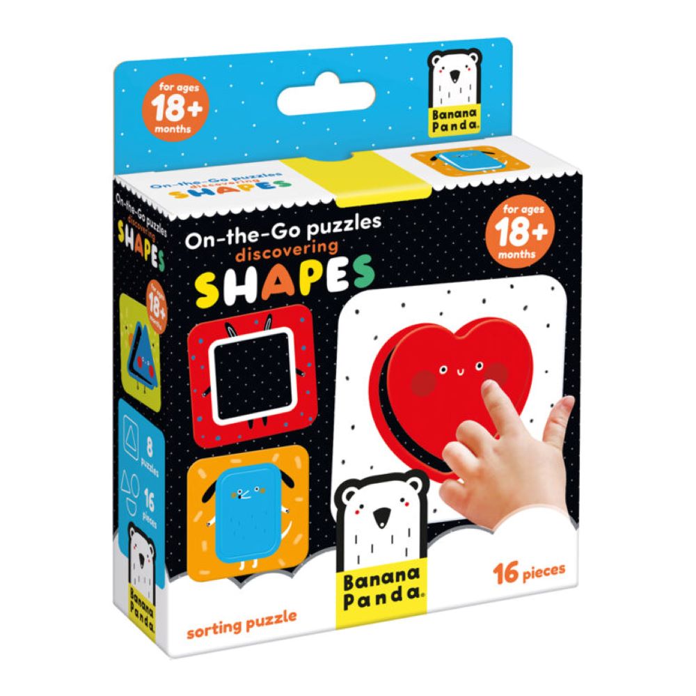 On-the-Go Puzzles Discovering Shapes - Banana Panda