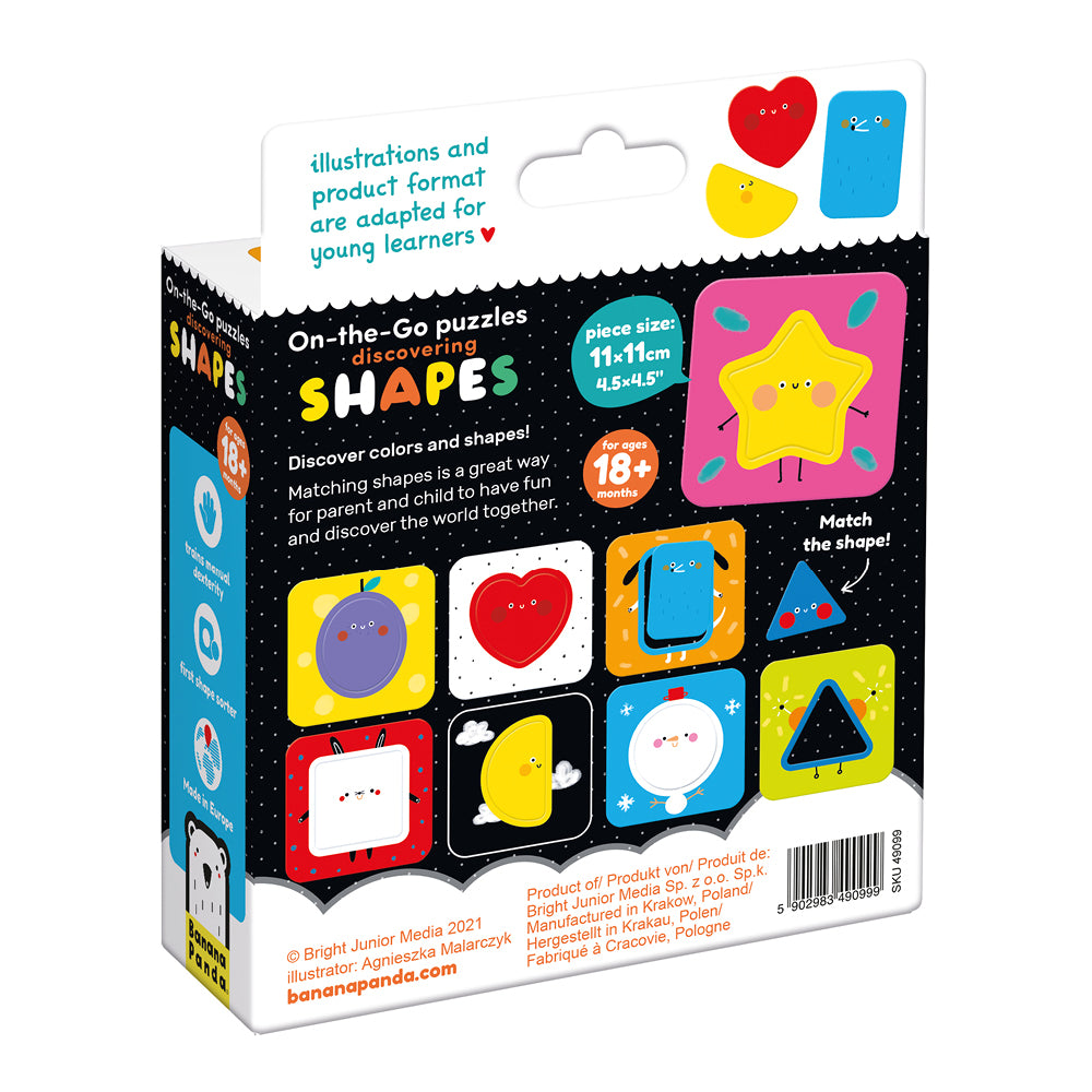 On-the-Go Puzzles Discovering Shapes - Banana Panda