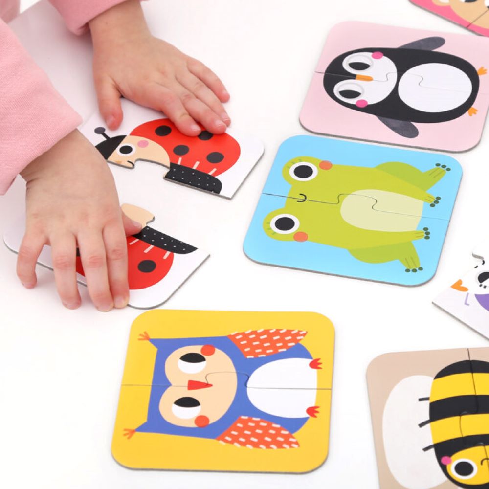 On-the-Go Puzzle Halves Animals - Banana Panda
