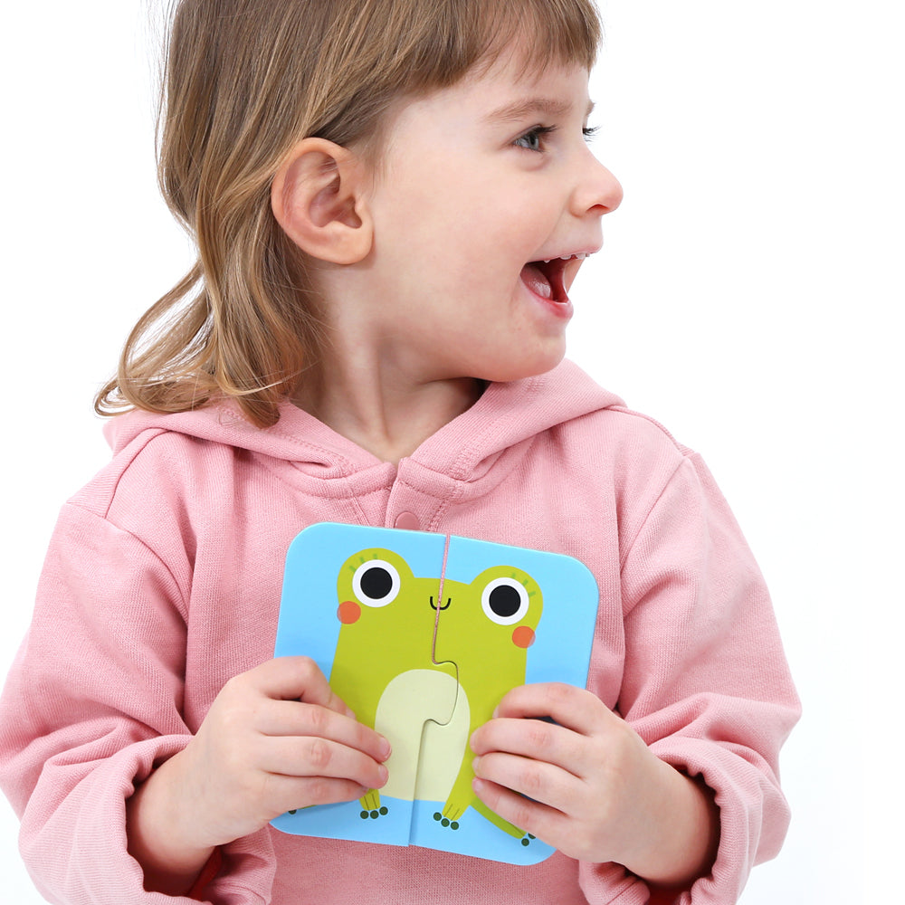 On-the-Go Puzzle Halves Animals - Banana Panda