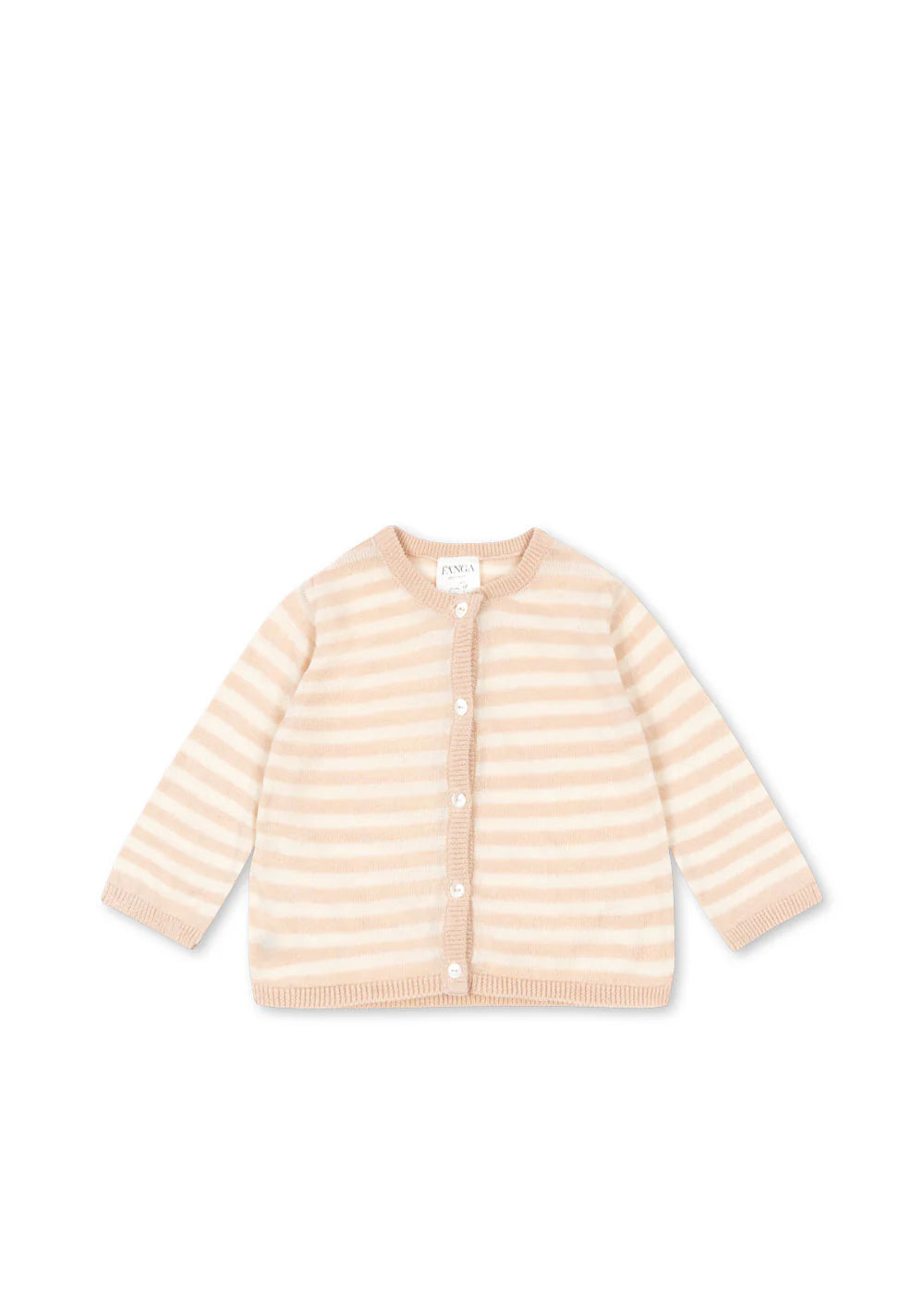 Conjunto para bebé riscas rosa - FANGA FONTANA - Konges Slojd