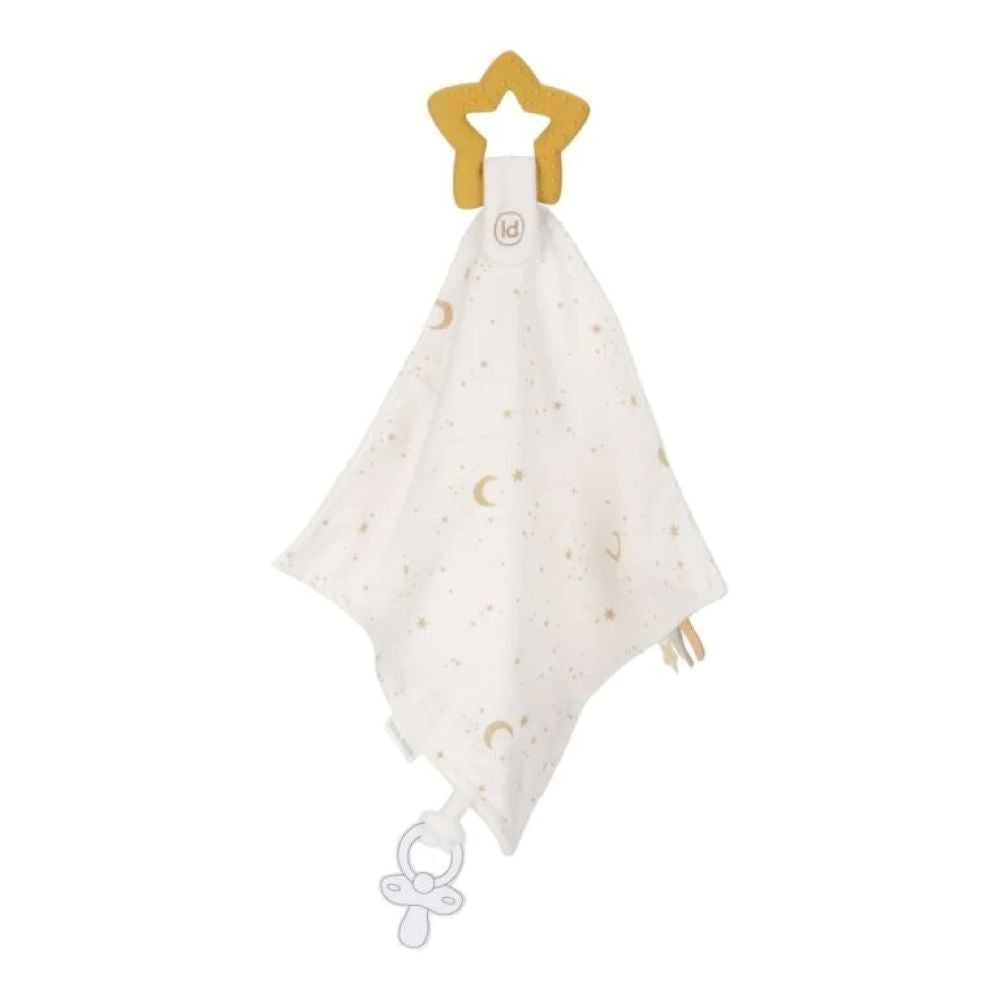 Pano Doudou com Anel Mordedor – Newborn Naturals - Little Dutch