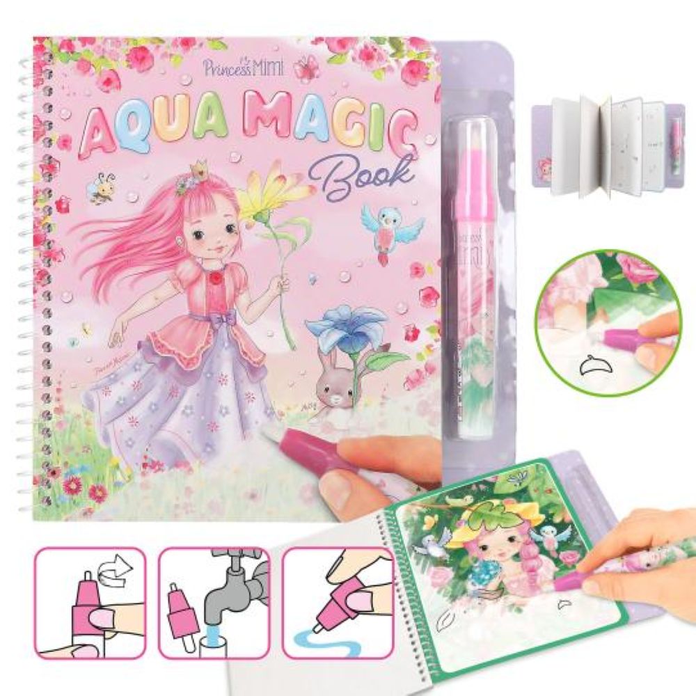 Livro de Pintura Mágica Aqua Magic - Princess Mimi