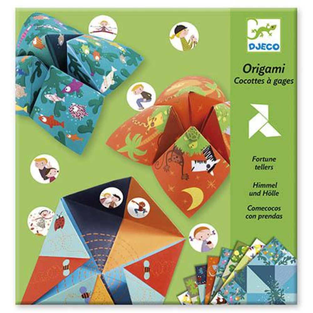Quantos-Queres - Origami c/ Autocolantes - Djeco
