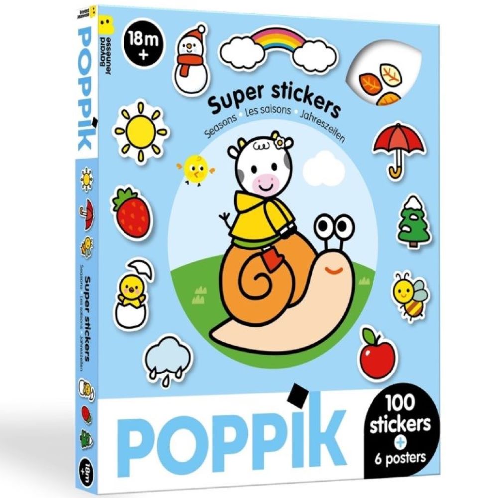 Super Stickers ESTAÇÕES DO ANO - Poppik