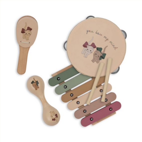 Mala instrumentos musicais BOW KITTY - Konges Slojd