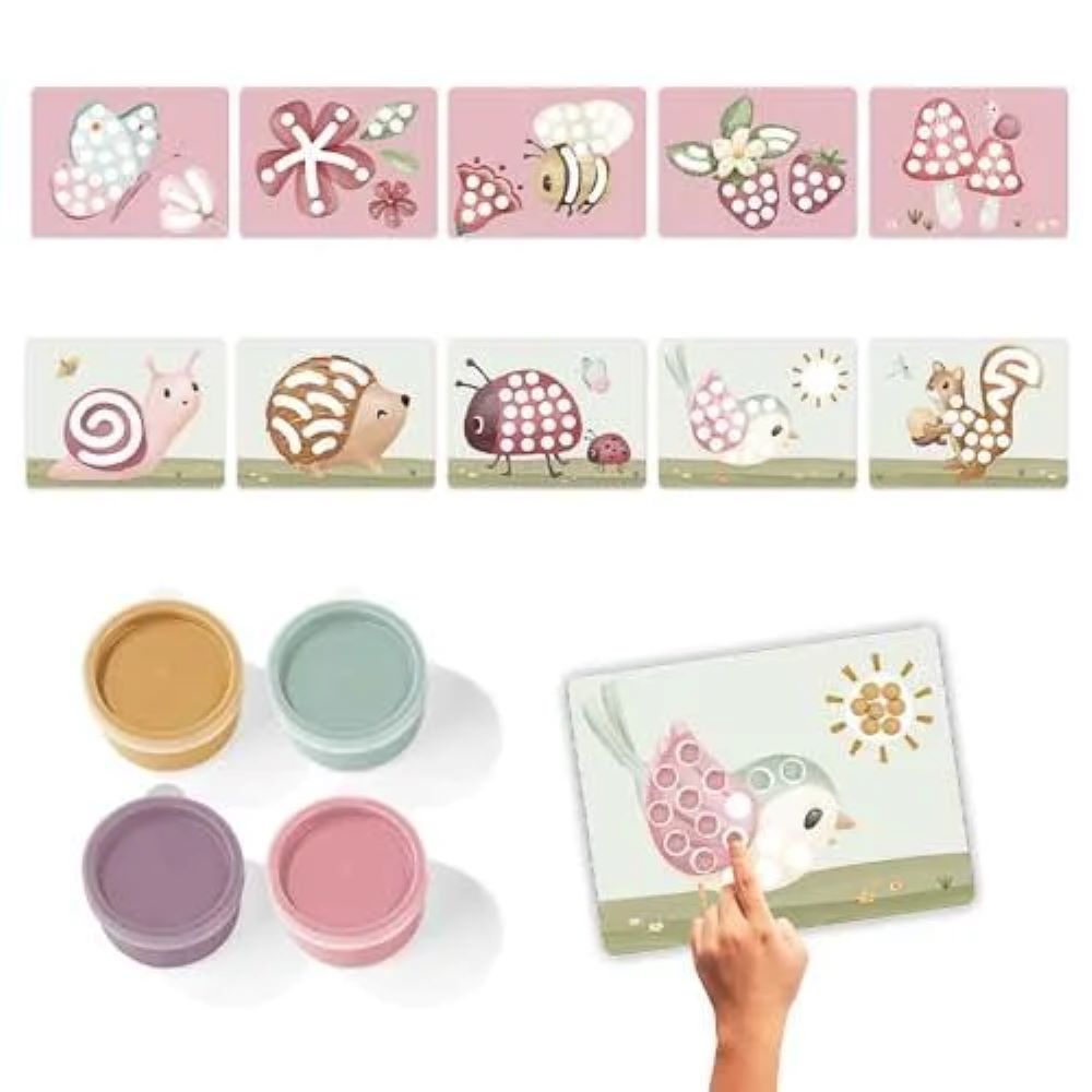 Set de Pintar com os Dedos - Fairy Garden - Little Dutch