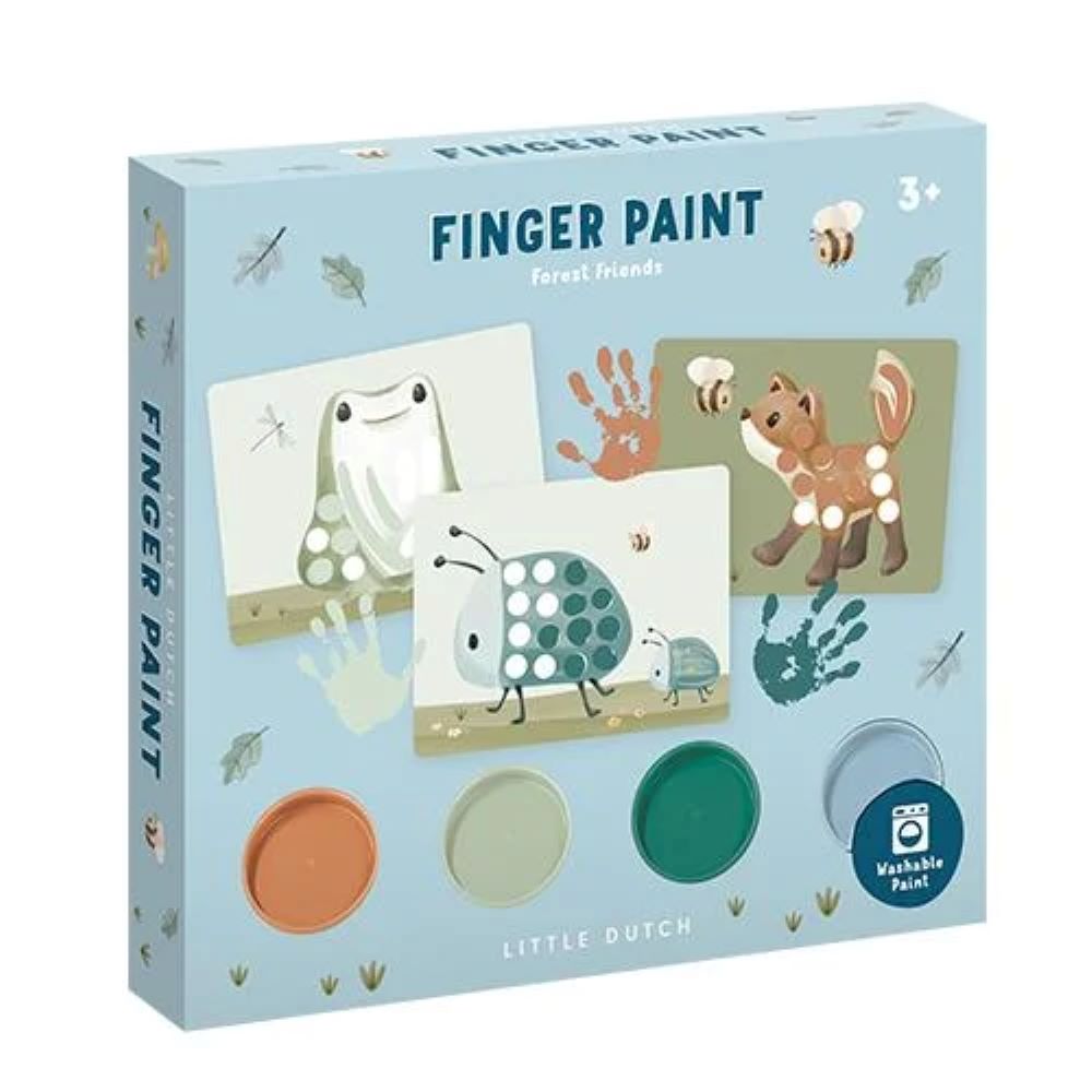 Set de Pintar com os Dedos - Forest Friends - Little Dutch