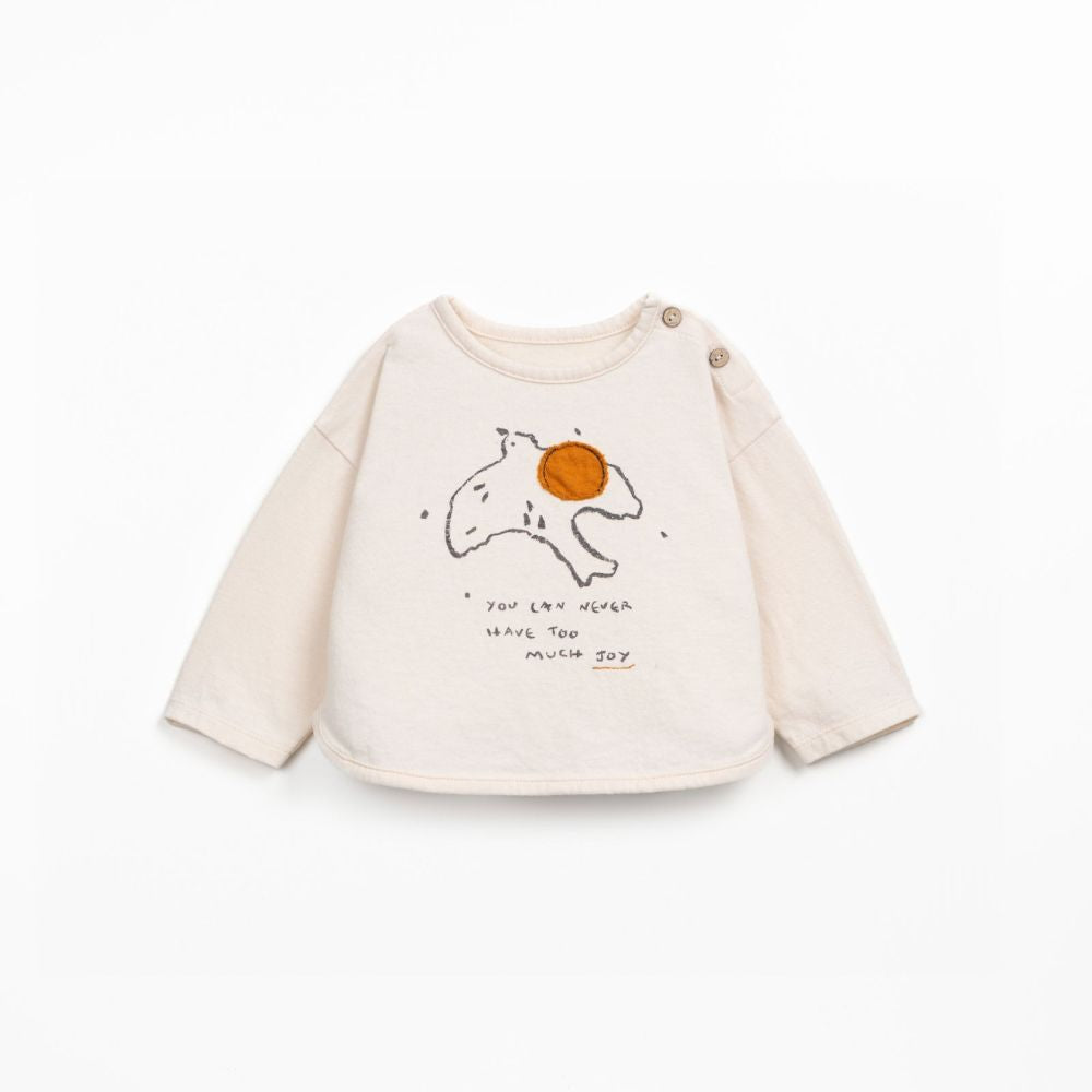 T-shirt com desenho à frente - Play Up