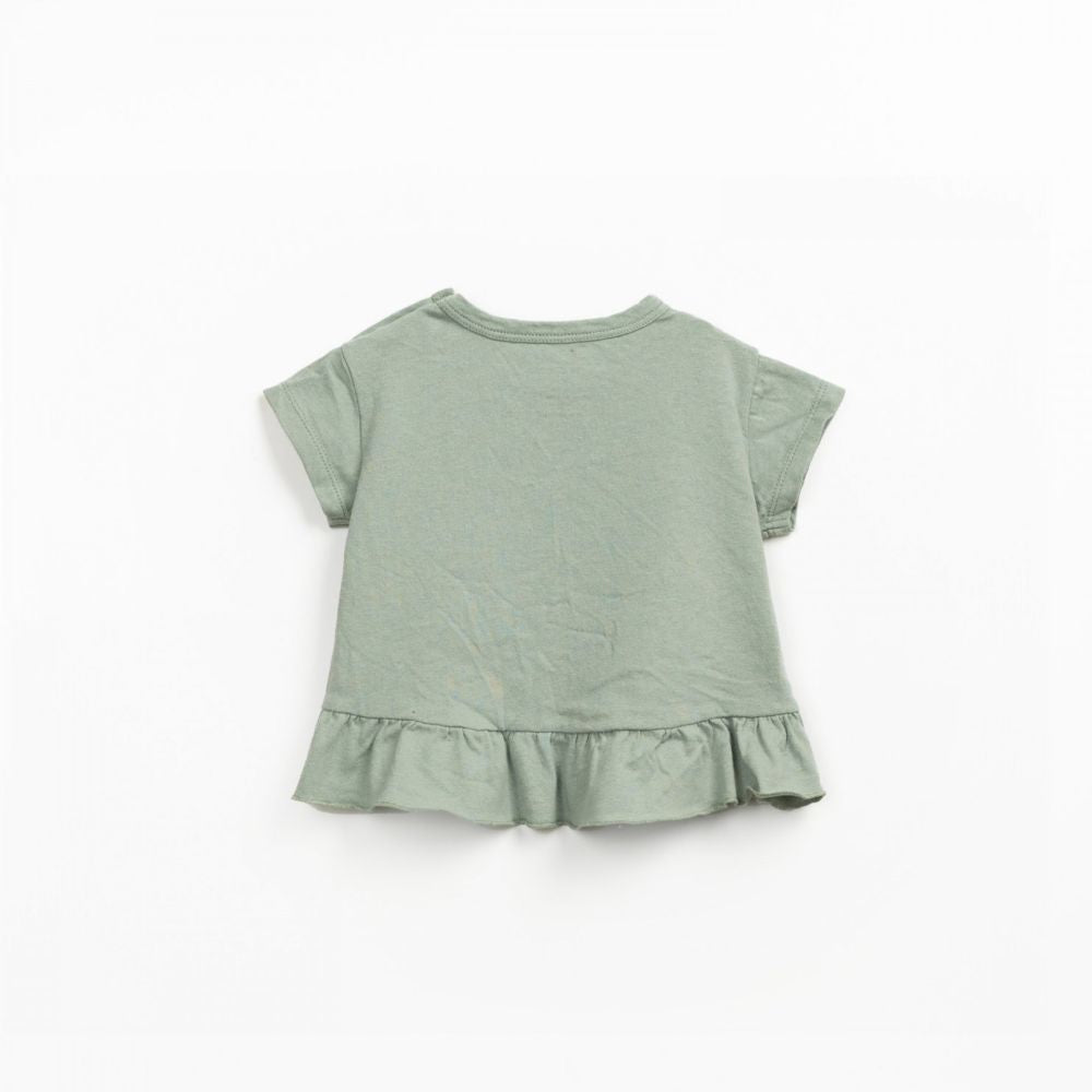 T-shirt com encaixe de folho - Play Up