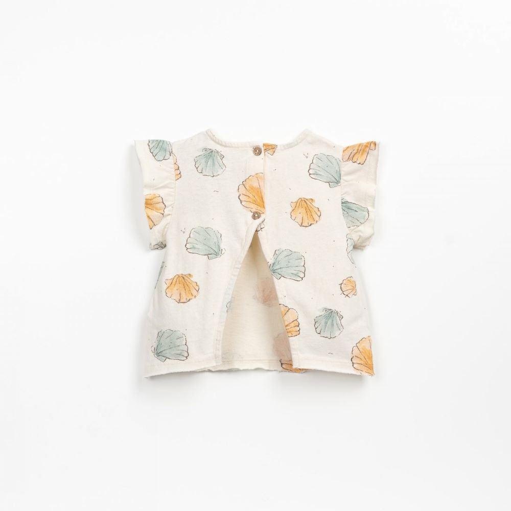 T-shirt com estampado de conchas - Play Up
